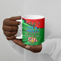 Ida B. Wells Fearless Ceramic Mug Festive Pop Art Comic Christmas
