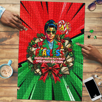 Ida B. Wells Fearless Puzzle Festive Pop Art Comic Christmas