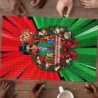 Ida B. Wells Fearless Puzzle Festive Pop Art Comic Christmas