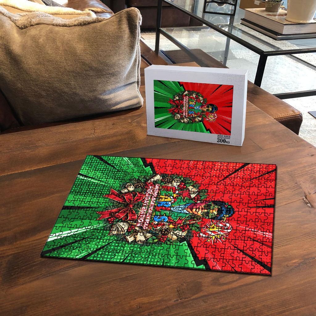 Ida B. Wells Fearless Puzzle Festive Pop Art Comic Christmas