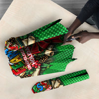 Ida B. Wells Fearless Umbrella Festive Pop Art Comic Christmas