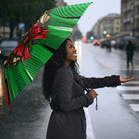 Ida B. Wells Fearless Umbrella Festive Pop Art Comic Christmas