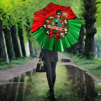 Ida B. Wells Fearless Umbrella Festive Pop Art Comic Christmas