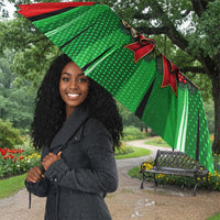 Ida B. Wells Fearless Umbrella Festive Pop Art Comic Christmas