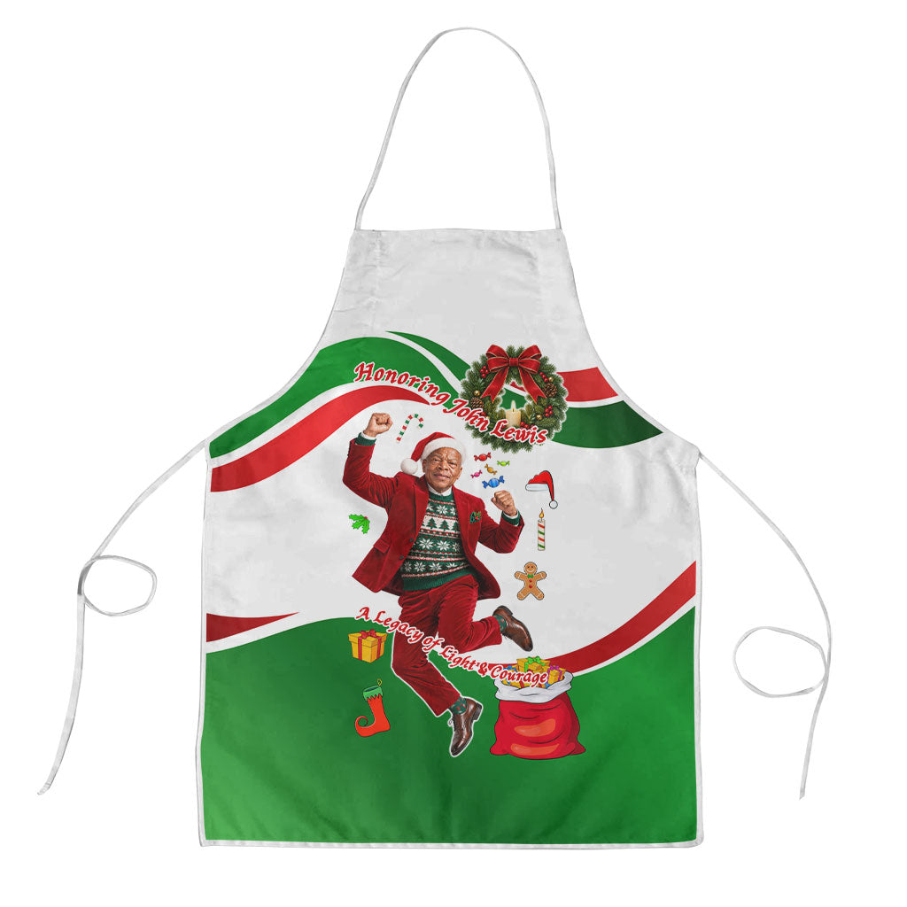 John Lewis Home For Christmas Apron Honoring John Lewis Legacy Light Courage