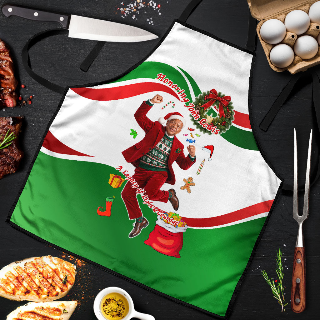John Lewis Home For Christmas Apron Honoring John Lewis Legacy Light Courage