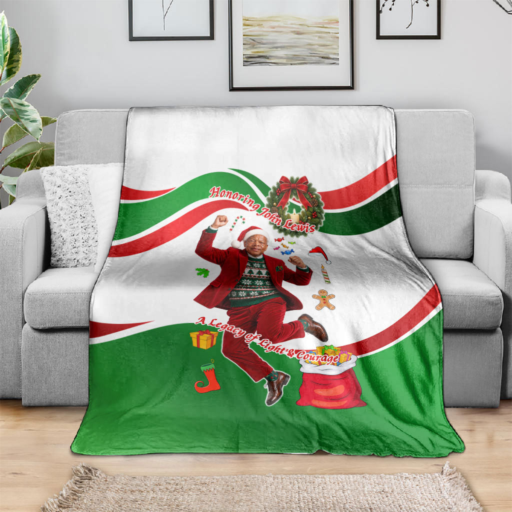 John Lewis Home For Christmas Blanket Honoring John Lewis Legacy Light Courage