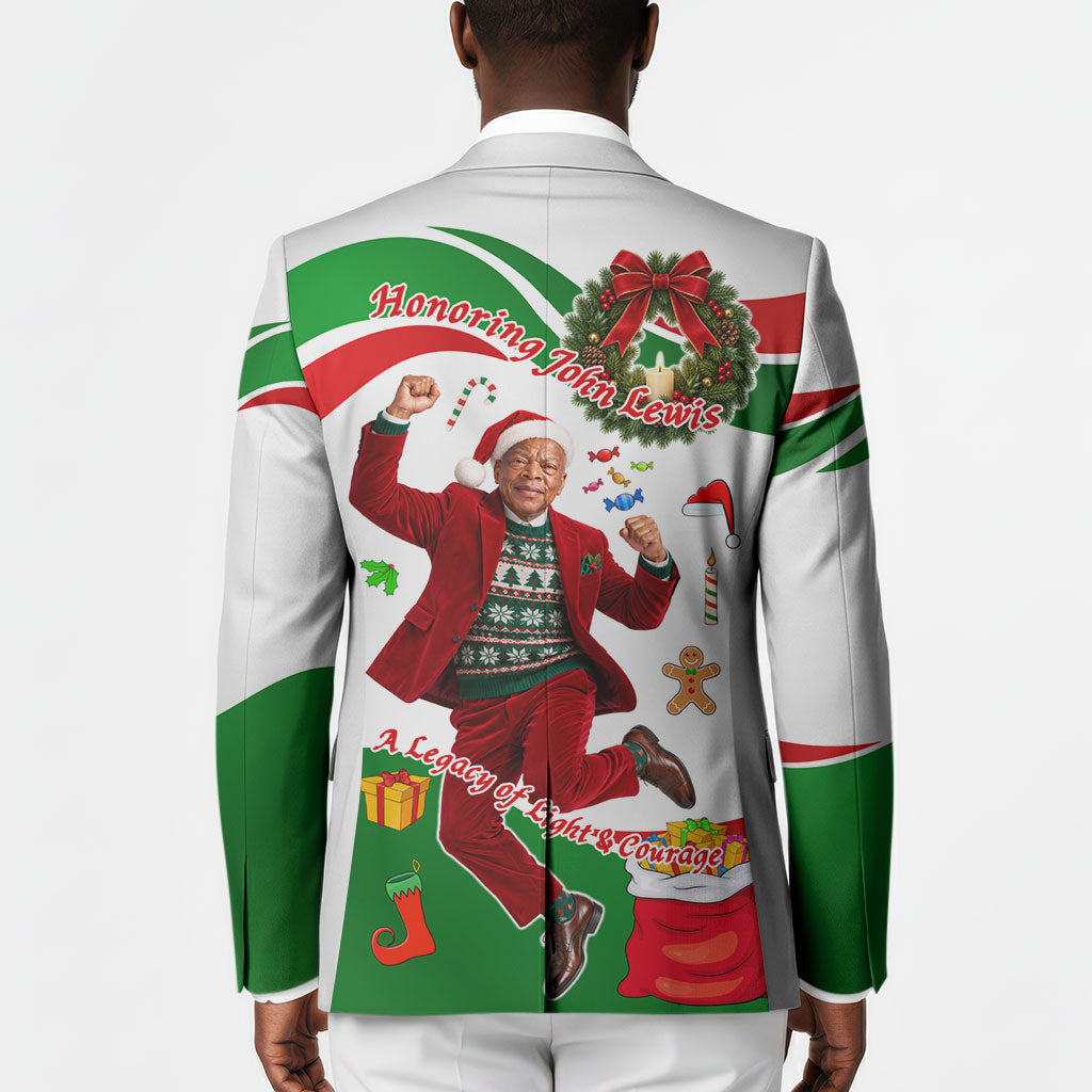 John Lewis Home For Christmas Blazer Honoring John Lewis Legacy Light Courage