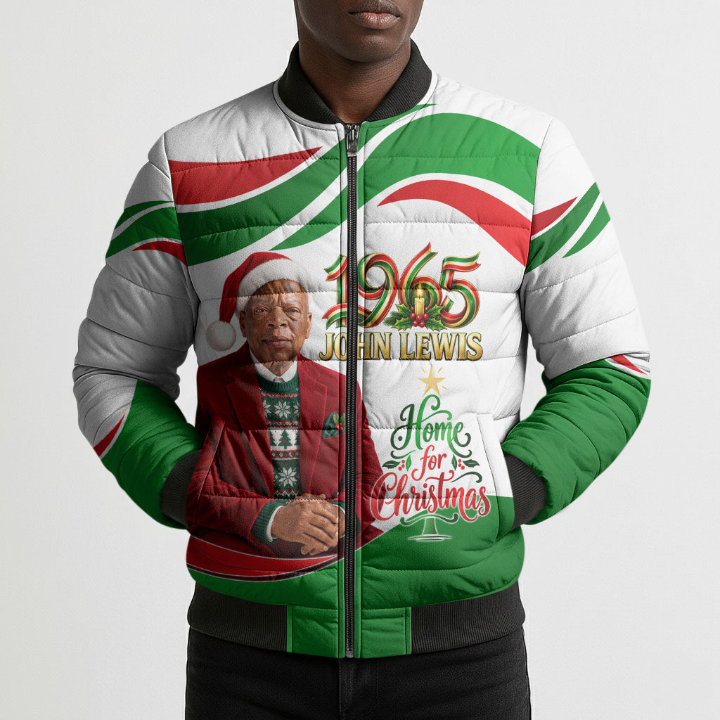 John Lewis Home For Christmas Bomber Puffer Jacket Honoring John Lewis Legacy Light Courage
