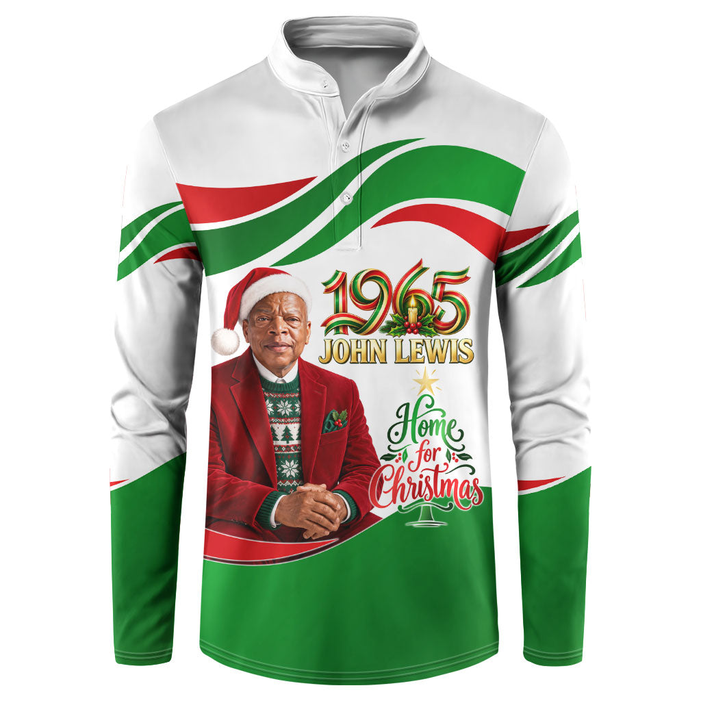 John Lewis Home For Christmas Button Sweatshirt Honoring John Lewis Legacy Light Courage