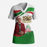 John Lewis Home For Christmas Scrub Top Honoring John Lewis Legacy Light Courage