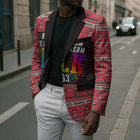 Martin Luther King Jr Christmas Blazer Civil Rights Quote Rainbow Gradient