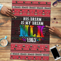 Martin Luther King Jr Christmas Puzzle Civil Rights Quote Rainbow Gradient