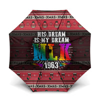 Martin Luther King Jr Christmas Umbrella Civil Rights Quote Rainbow Gradient