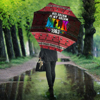 Martin Luther King Jr Christmas Umbrella Civil Rights Quote Rainbow Gradient
