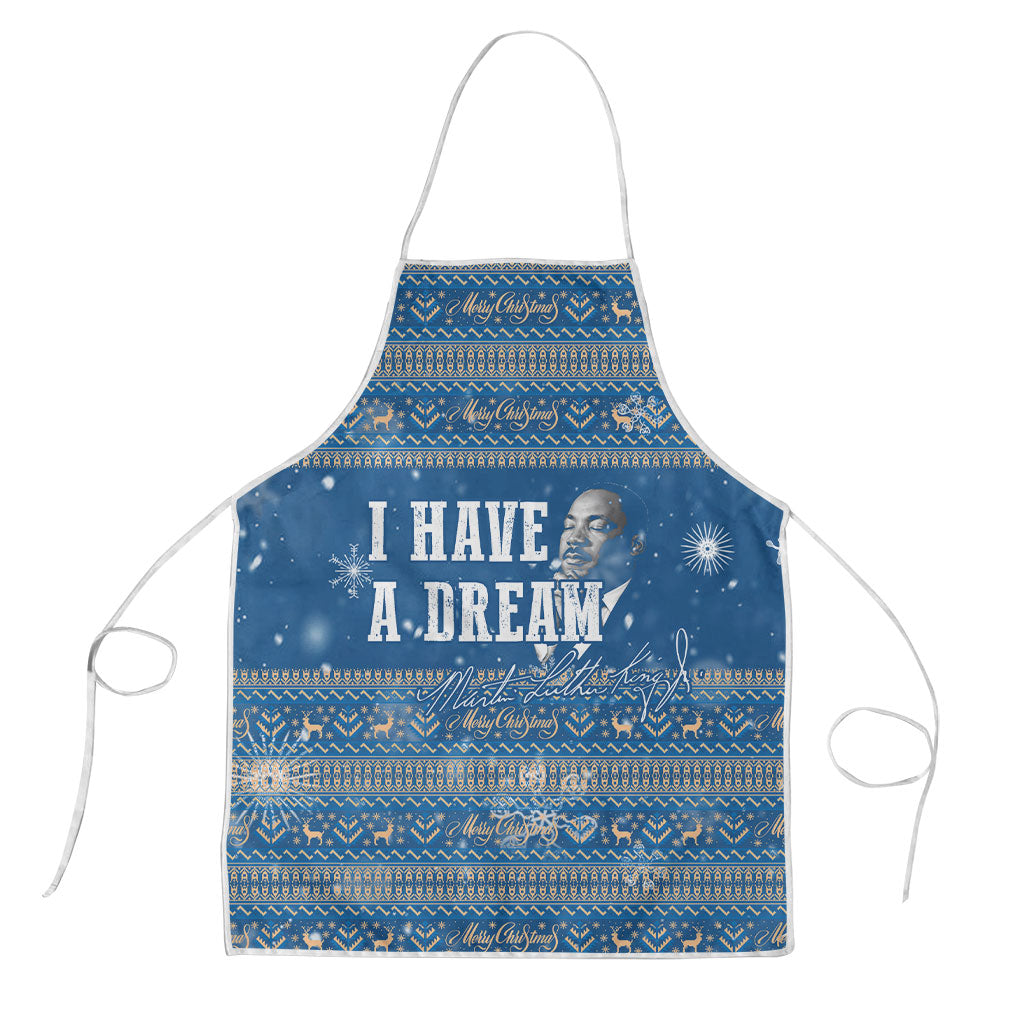 Martin Luther King Jr Christmas Apron I Have A Dream Quote Ugly Sweater Knitted Pattern