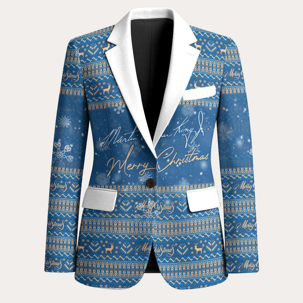 Martin Luther King Jr Christmas Blazer I Have A Dream Quote Ugly Sweater Knitted Pattern