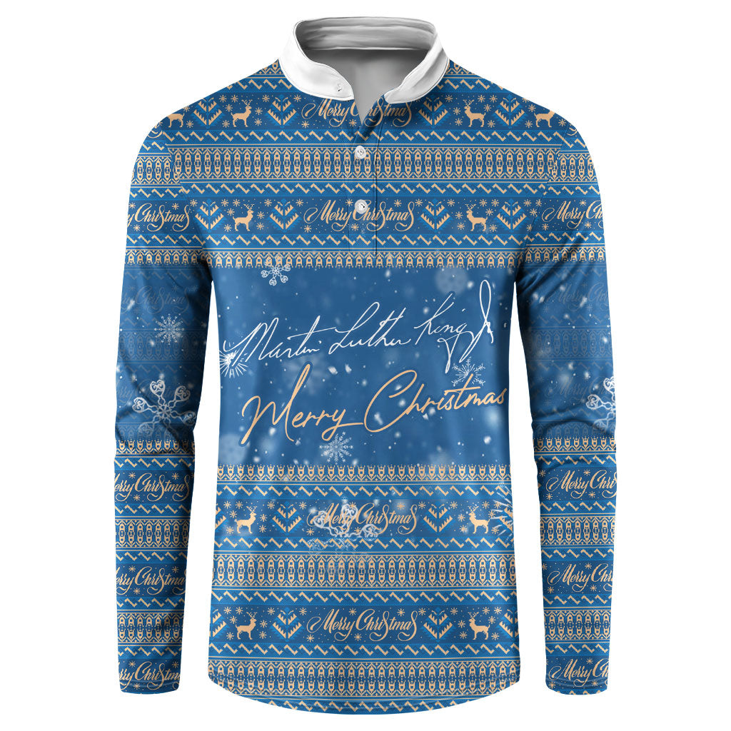 Martin Luther King Jr Christmas Button Sweatshirt I Have A Dream Quote Ugly Sweater Knitted Pattern