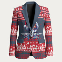 Frederick Douglass Christmas Blazer Power Concedes Nothing Quote Ugly Sweater Knitted Pattern