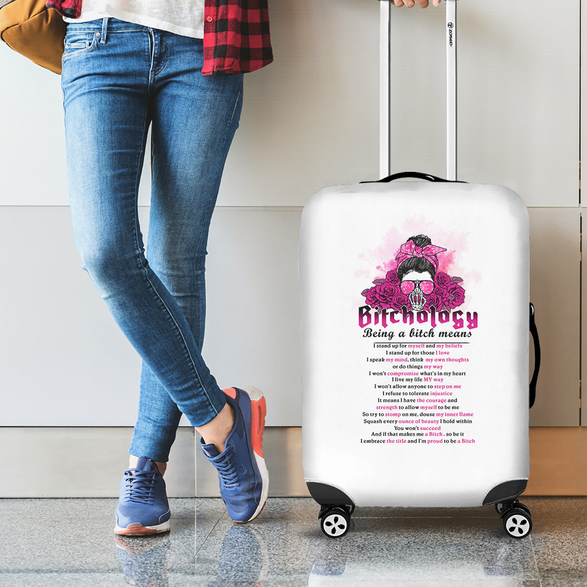 bitchology-being-a-bitch-means-luggage-cover