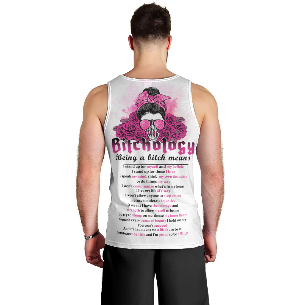 Bitchology Being A Bitch Means Men Tank Top - Wonder Print Shop