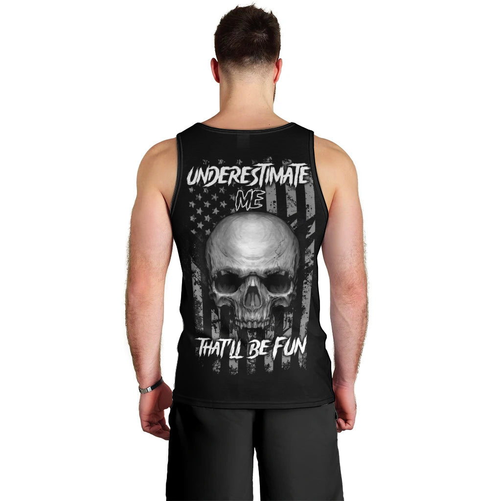 Underestimate Me That'll Be Fun Men Tank Top - Wonder Print Shop