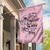 The Good Girl In Me Got Tired Skull Garden Flag - Wonder Print Shop