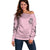 The Good Girl In Me Got Tired Skull Off Shoulder Sweater - Wonder Print Shop