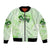 Stuck Between Idk Idc And Idgaf Rose Skull Patrick's Day Bomber Jacket - Wonder Print Shop