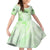 Stuck Between Idk Idc And Idgaf Rose Skull Patrick's Day Kid Short Sleeve Dress - Wonder Print Shop