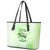 Stuck Between Idk Idc And Idgaf Rose Skull Patrick's Day Leather Tote Bag - Wonder Print Shop