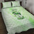 Stuck Between Idk Idc And Idgaf Rose Skull Patrick's Day Quilt Bed Set - Wonder Print Shop