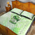 Stuck Between Idk Idc And Idgaf Rose Skull Patrick's Day Quilt Bed Set - Wonder Print Shop