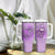 Yes I'm A B But Not Yours Purple Tumbler With Handle - Wonder Print Shop