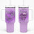 Yes I'm A B But Not Yours Purple Tumbler With Handle - Wonder Print Shop