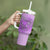 Yes I'm A B But Not Yours Purple Tumbler With Handle - Wonder Print Shop