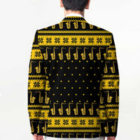 Saxophone The Instrument For Intellegent People Christmas Blazer Xmas Holiday Patterns - Wonder Print Shop