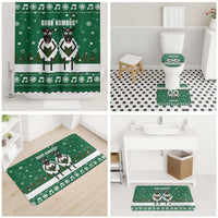 Sheep Baaa Humbug Christmas Bathroom Set Xmas Holiday Patterns - Wonder Print Shop