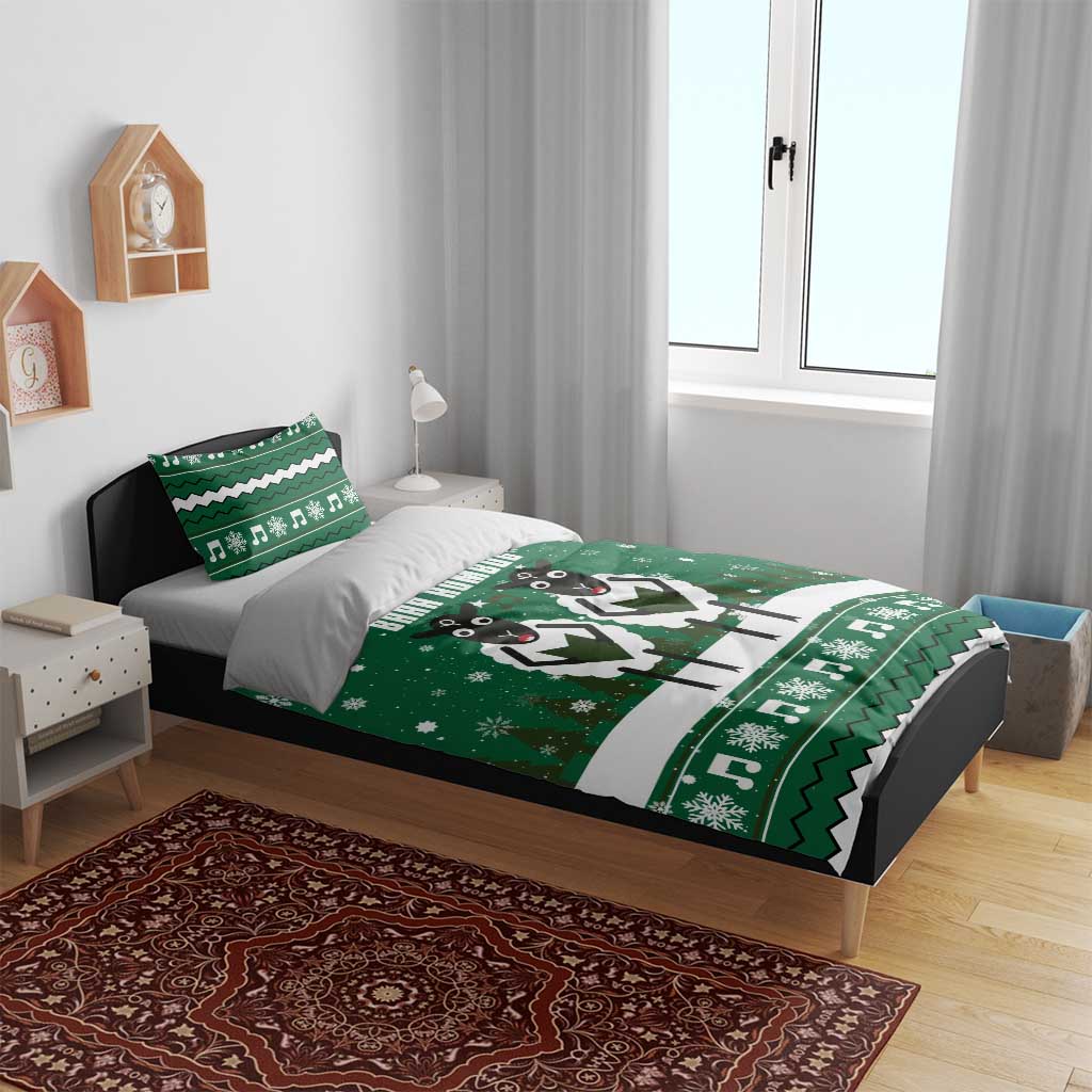 Sheep Baaa Humbug Christmas Bedding Set Xmas Holiday Patterns - Wonder Print Shop