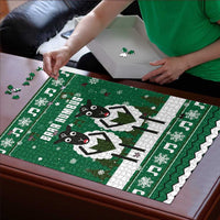 Sheep Baaa Humbug Christmas Puzzle Xmas Holiday Patterns - Wonder Print Shop