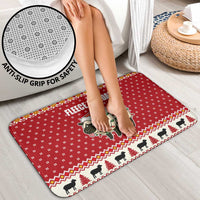 Sheep Merry Christmas Bathroom Set Xmas Holiday Patterns - Wonder Print Shop