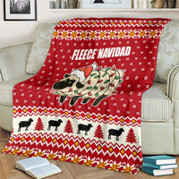 Sheep Merry Christmas Blanket Xmas Holiday Patterns - Wonder Print Shop