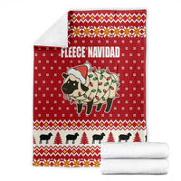 Sheep Merry Christmas Blanket Xmas Holiday Patterns - Wonder Print Shop