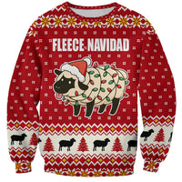 Sheep Merry Christmas Sweatshirt Xmas Holiday Patterns - Wonder Print Shop