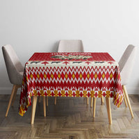 Sheep Merry Christmas Tablecloth Xmas Holiday Patterns - Wonder Print Shop
