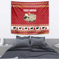 Sheep Merry Christmas Tapestry Xmas Holiday Patterns - Wonder Print Shop