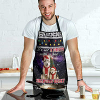 Siberian Husky Show Up Xmas Christmas Apron Xmas Holiday Patterns - Wonder Print Shop