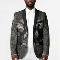Egypt Kek and Kauket Blazer Ancient Void Theme with Frog and Serpent Duality