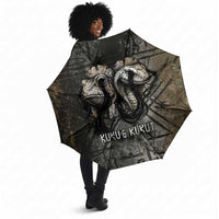 Egypt Kek and Kauket Umbrella Ancient Void Theme with Frog and Serpent Duality