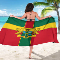 Ghana Flag Sarong with Coat of Arms Design